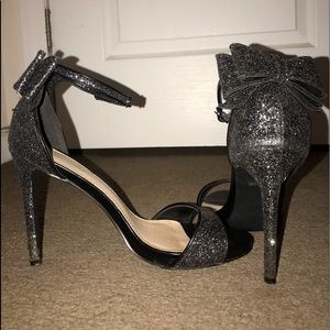 Black Sparkley Heels